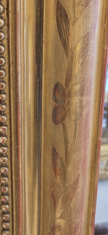 Louis Philippe Mirror, Antique Glass, 80*110 Cm-photo-3