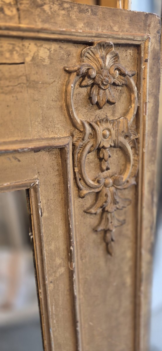 Rare Empire Mirror With Antique Glass Sections, 134*158 Cm-photo-3