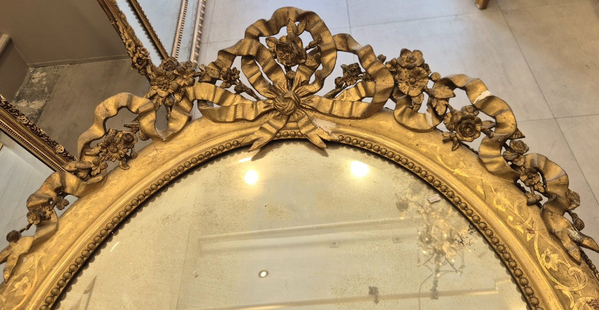 Louis XVI Oval Mirror 105*140cm-photo-2