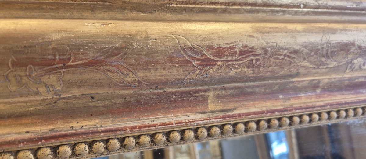 Louis Philippe Mirror With Gold Leaf, 85*115cm-photo-2