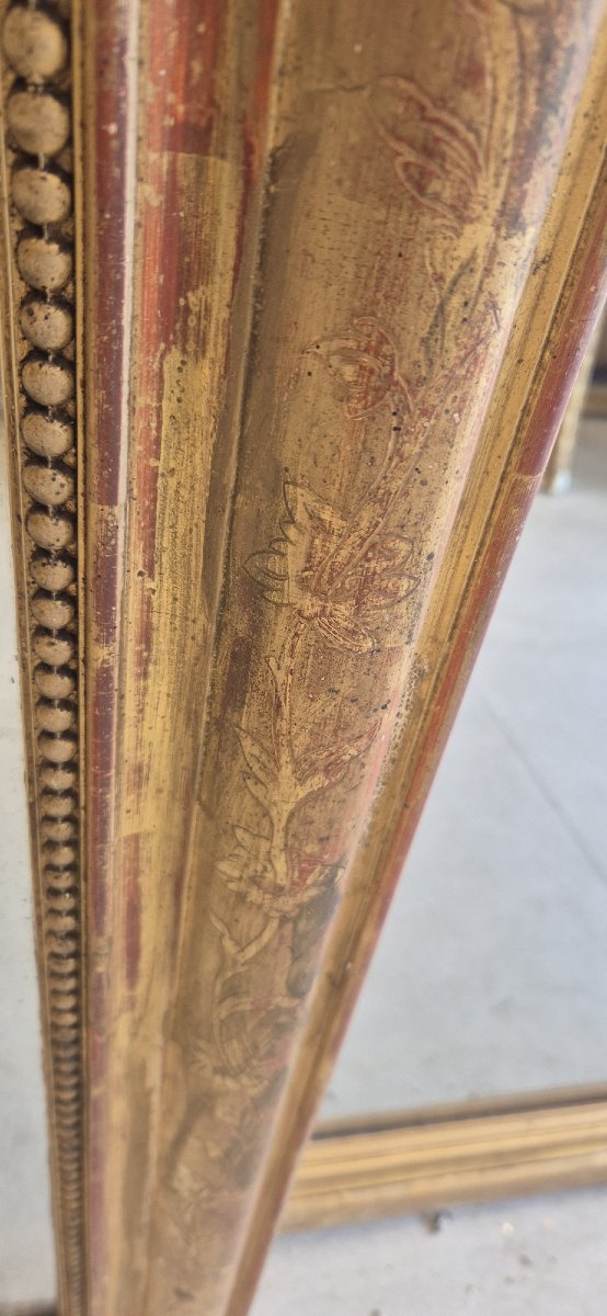 Louis Philippe Mirror With Gold Leaf, 85*115cm-photo-5