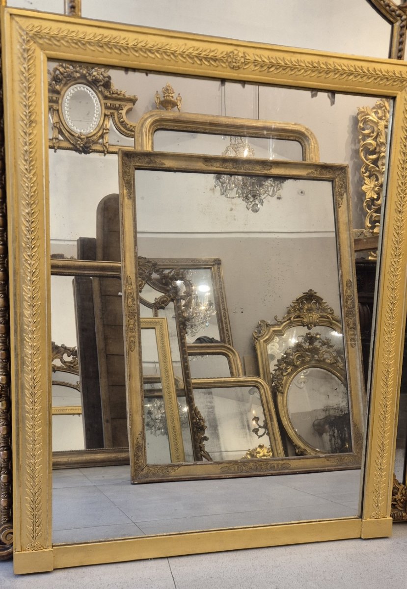 Empire-style Gold Mirror, 105*126cm-photo-4