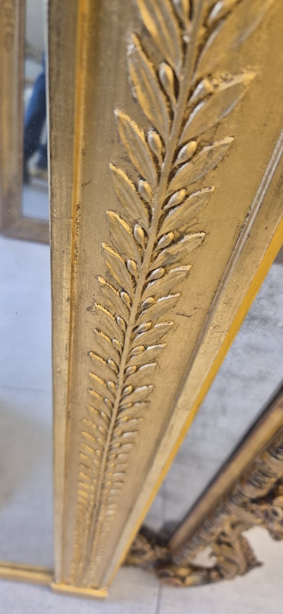 Empire-style Gold Mirror, 105*126cm-photo-3
