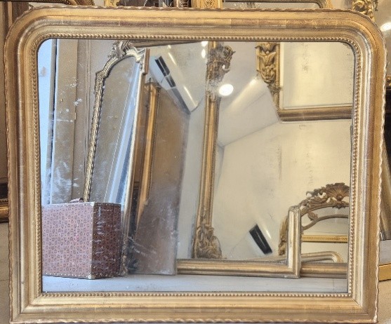 Miroir Louis Philippe doré 115*100cm