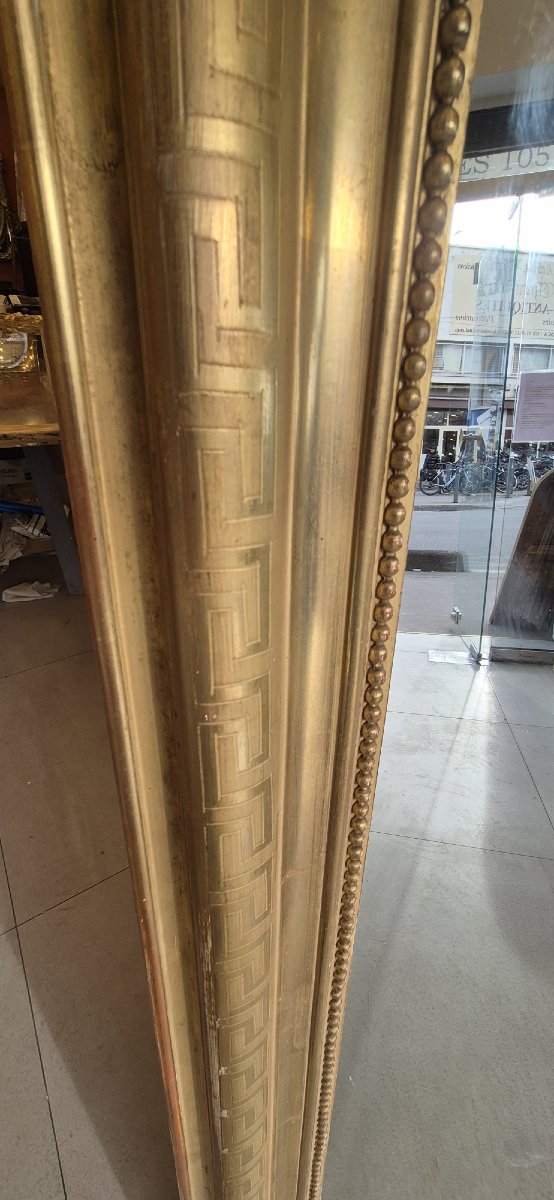 Miroir Louis Philippe feuilles d'or  95*130cm-photo-4