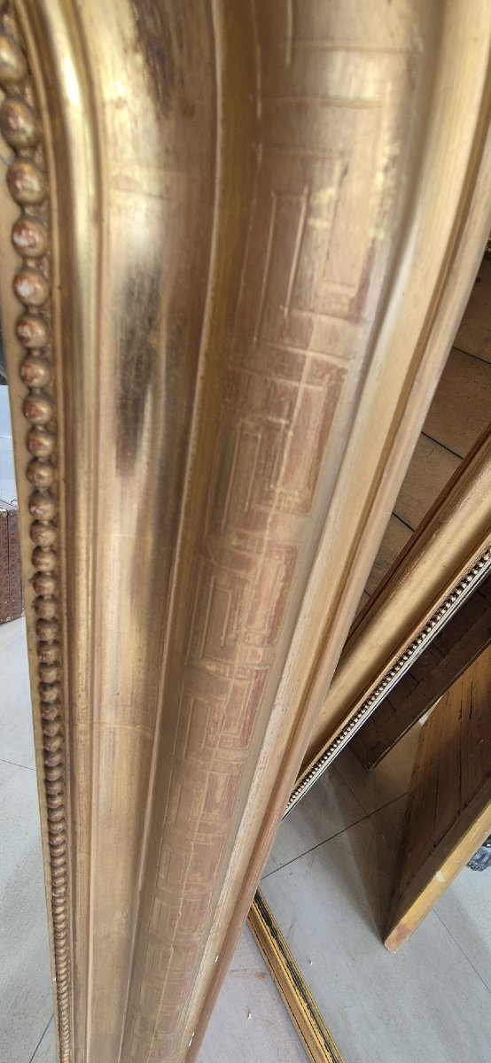 Miroir Louis Philippe feuilles d'or  95*130cm-photo-4
