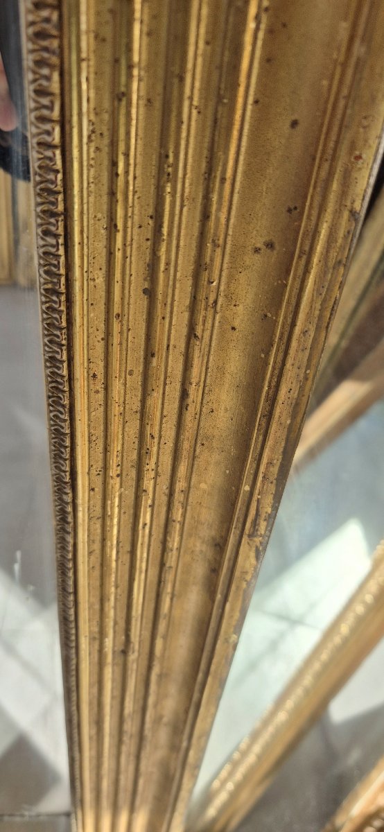 Glace Empire doré rectangulaire  98*202cm-photo-4