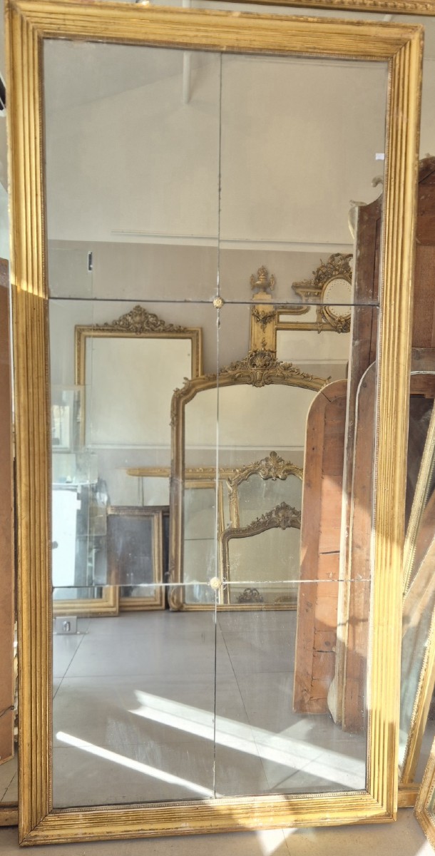 Glace Empire doré rectangulaire  98*202cm