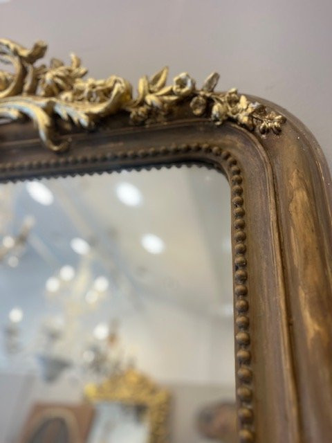 miroir Napoléon III bois or 120*180CM-photo-4