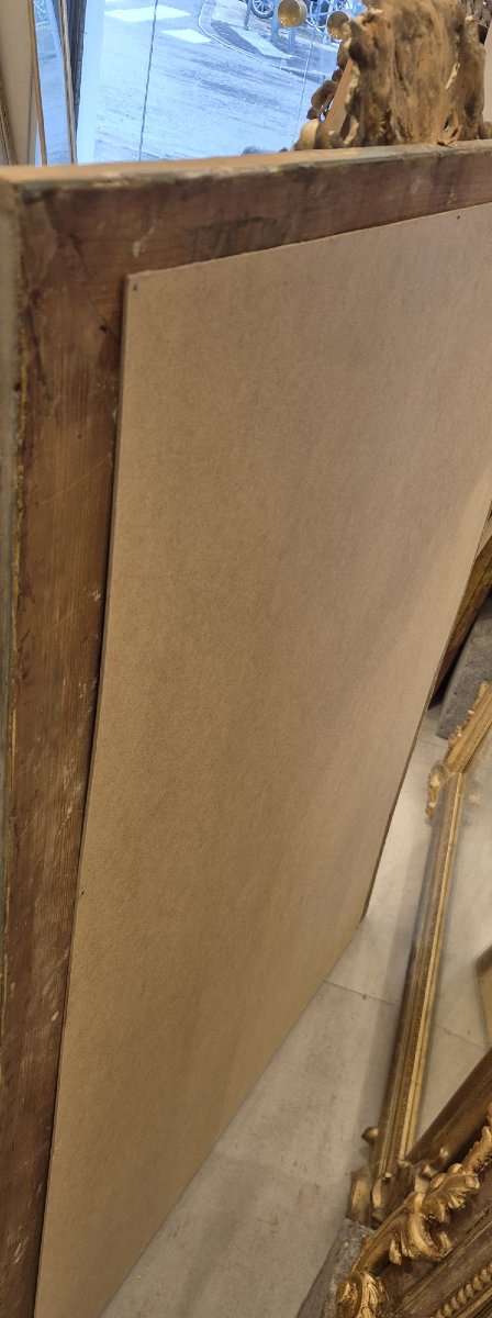 Miroir Louis Philippe rectangulaire glace de cheminée 101*144 cm-photo-3