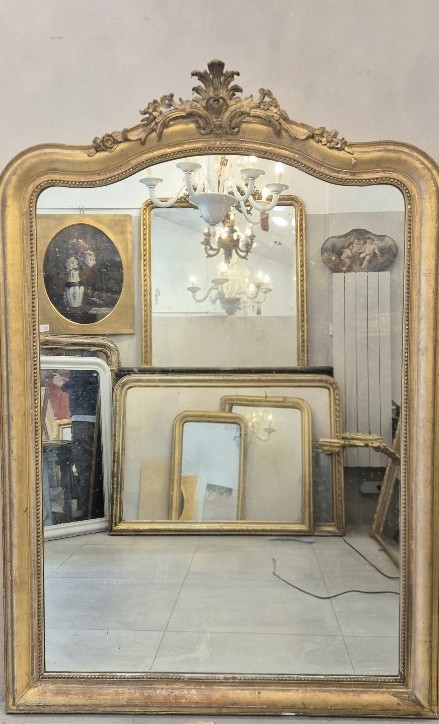 Miroir Louis Philippe arche grand format 140*200cm 