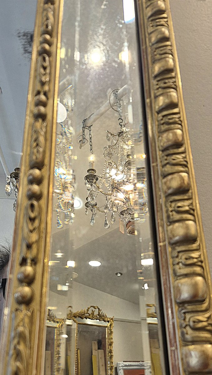 Grand miroir doré pareclose glace ancienne 130*195cm-photo-1
