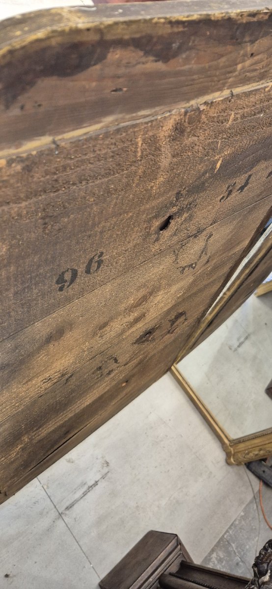 Gilded Louis Philippe Mirror 72*115cm-photo-2