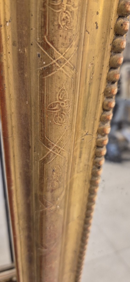 Gilded Louis Philippe Mirror 102*148cm-photo-4