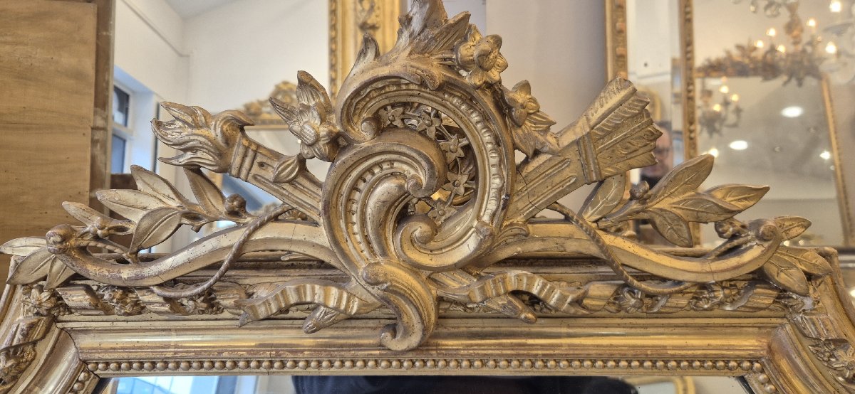 Louis Philippe Mirror, Antique Glass, 85*132 Cm-photo-3