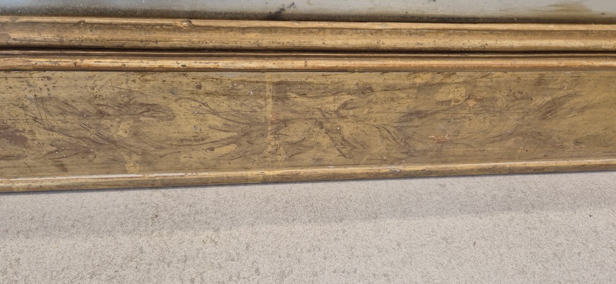 Miroir Louis Philippe  feuilles d'or  124*151cm-photo-6