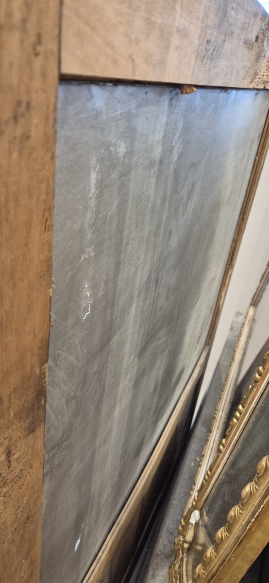 Miroir Louis Philippe  feuilles d'or  124*151cm-photo-8