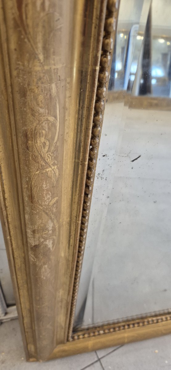 miroir Louis Philippe doré 72*92 cm-photo-2