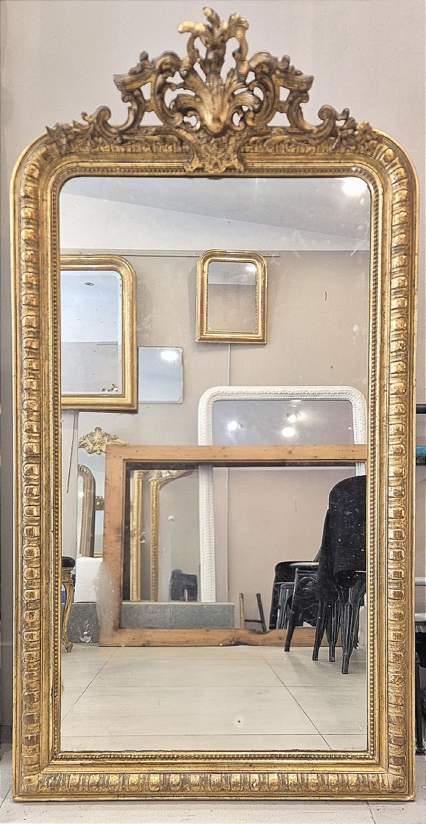 Gilded Napoleon III Mirror 84*150cm