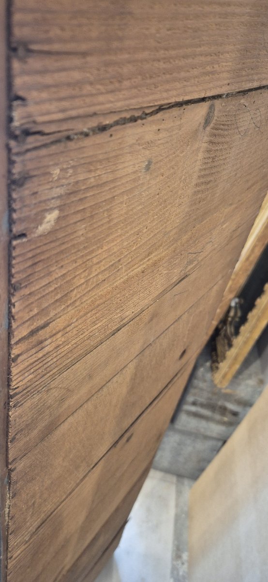 Miroir Louis Philippe argenté glace rectangulaire 45*200cm-photo-1