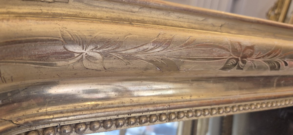 Miroir Louis Philippe  doré  95*126cm-photo-4