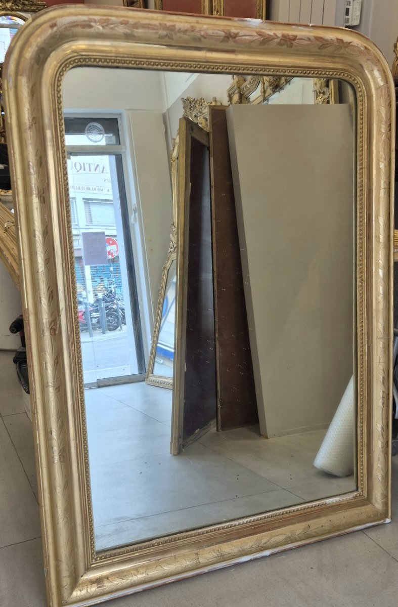 Miroir Louis Philippe  doré  95*126cm-photo-3