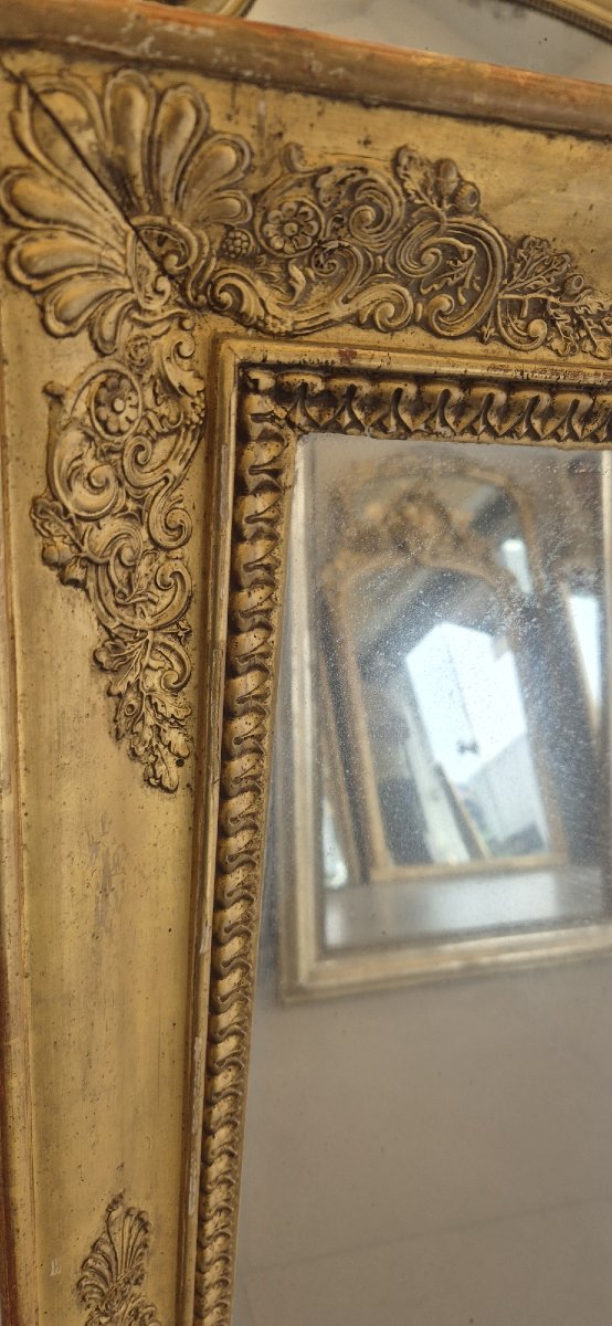 Miroir époque restauration glace mercure 100*118 cm-photo-3