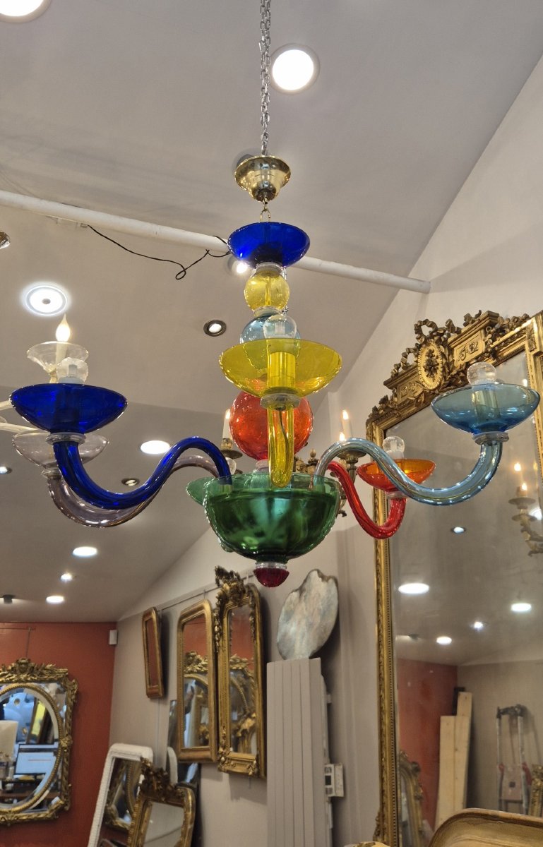 Murano Chandelier, Colors, 90*80 Cm-photo-2