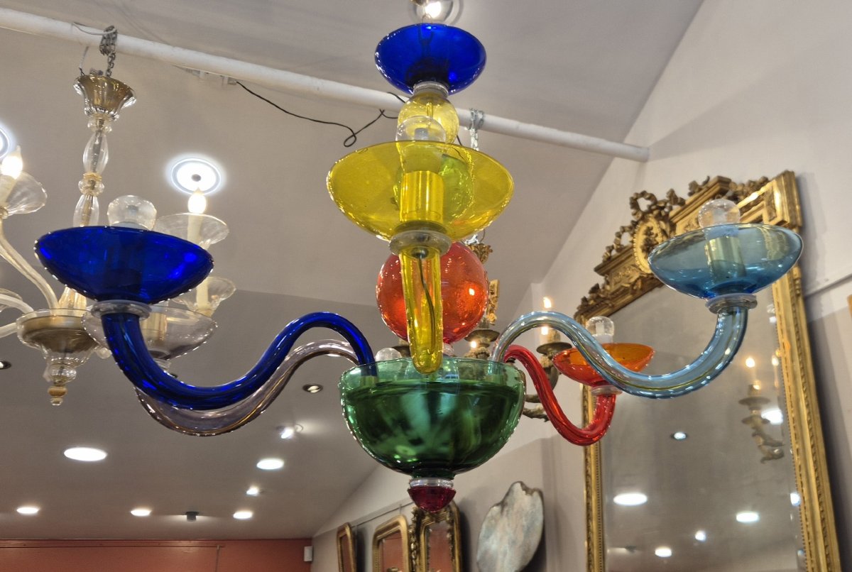 Murano Chandelier, Colors, 90*80 Cm-photo-3
