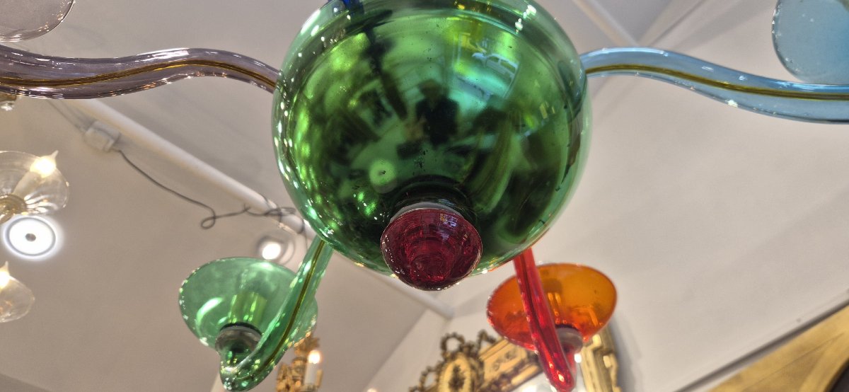Murano Chandelier, Colors, 90*80 Cm-photo-4