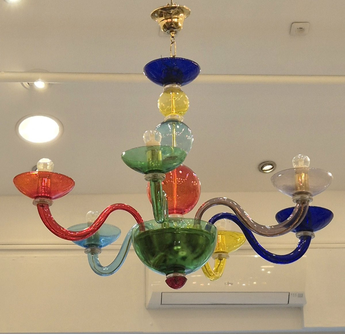 Murano Chandelier, Colors, 90*80 Cm-photo-2