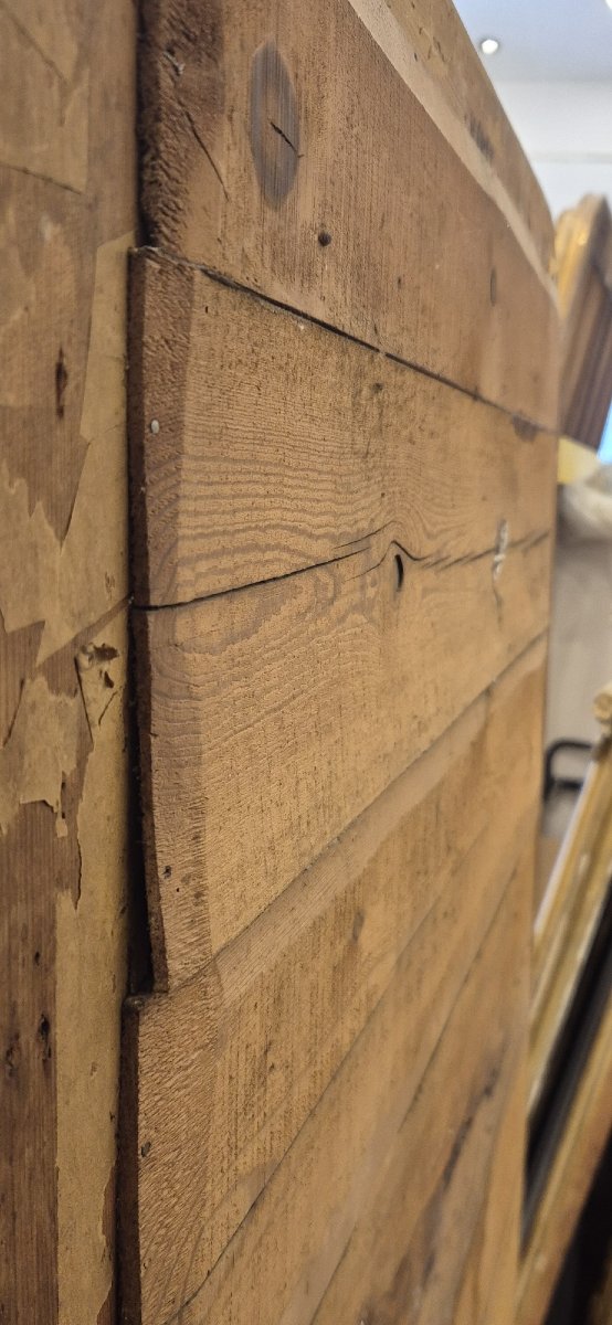 Louis Philippe Shell-shaped Antique Glass Mirror, 102 X 190 Cm-photo-2