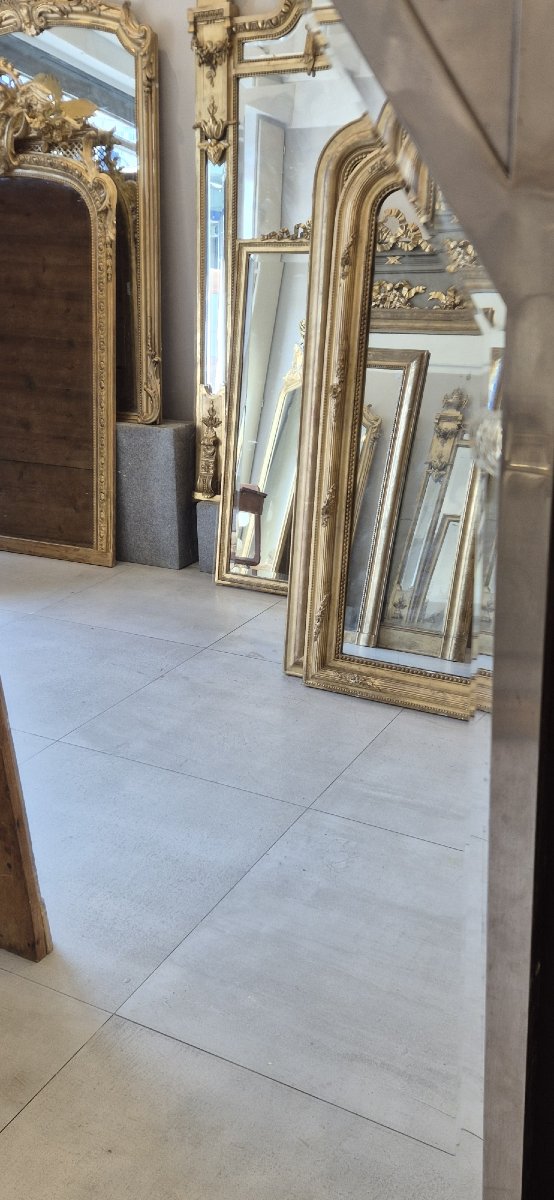 Miroir Art Déco époque glace biseautée 120*170cm-photo-4