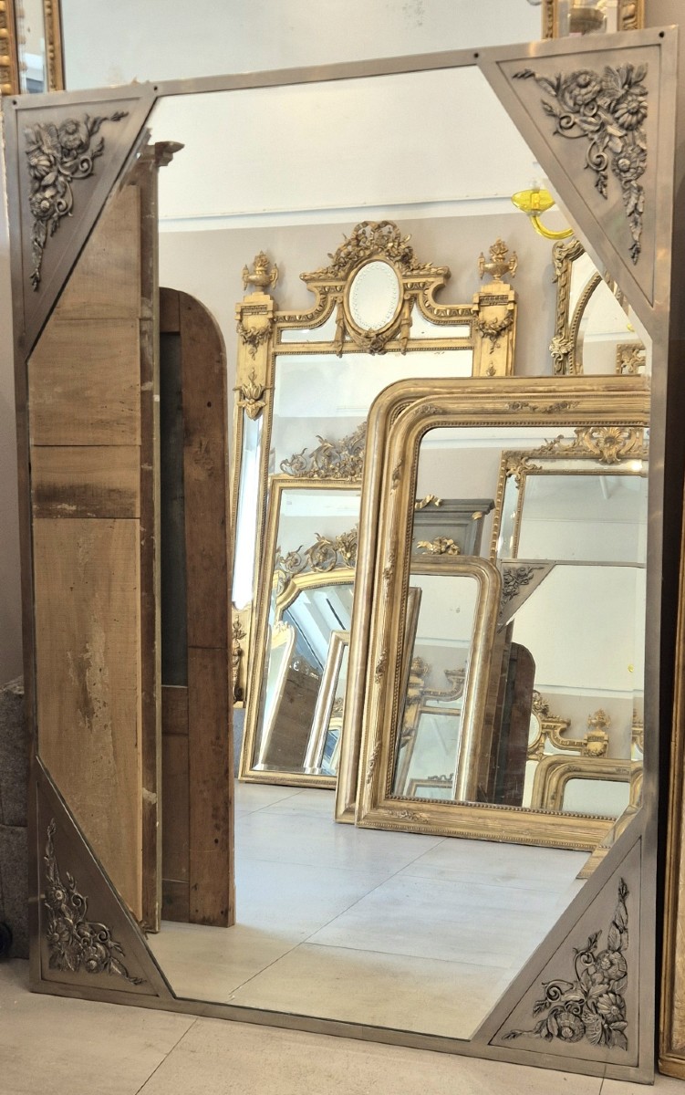 Miroir Art Déco époque glace biseautée 120*170cm