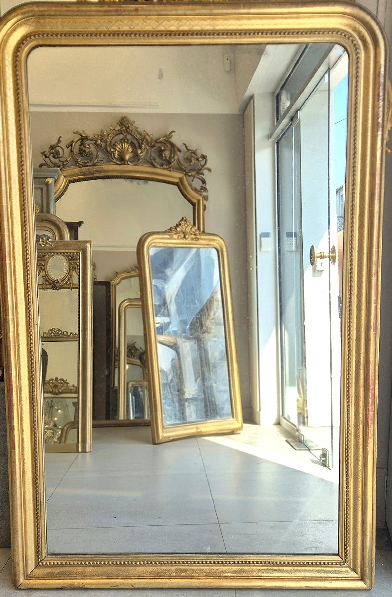 Grand miroir Louis Philippe mercure époque 110*172cm