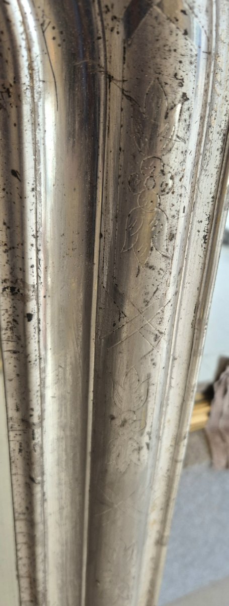 Louis Philippe Silver Mirror, 90*130 Cm-photo-1