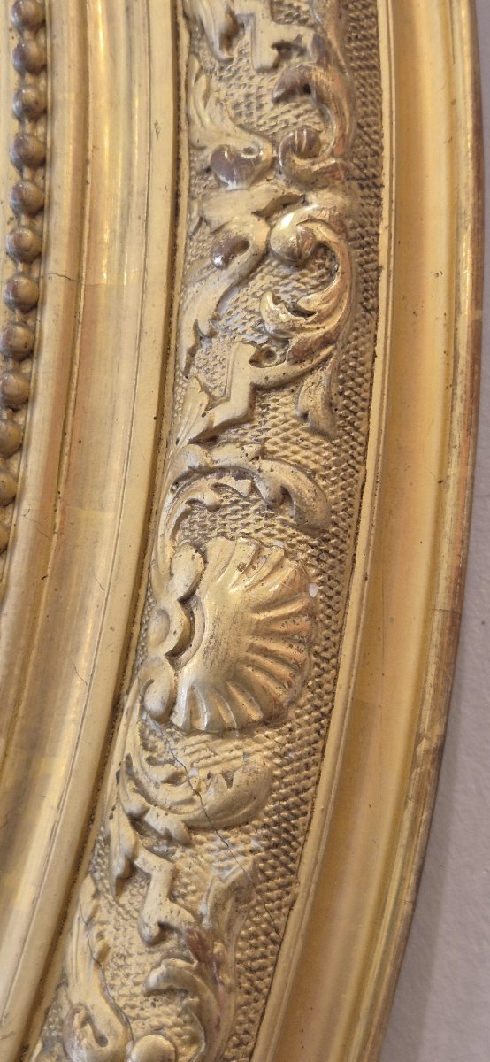 Napoleon III Oval Mirror 80*125cm-photo-5