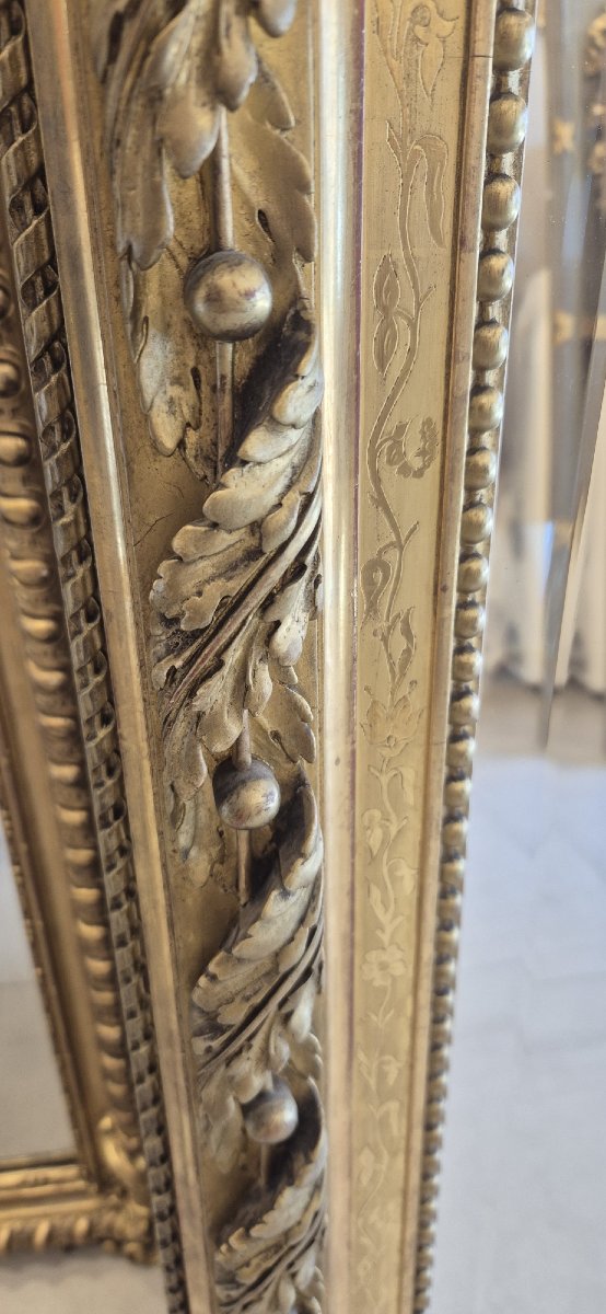 Very Large Napoleon III Mirror 172*195 Cm-photo-1