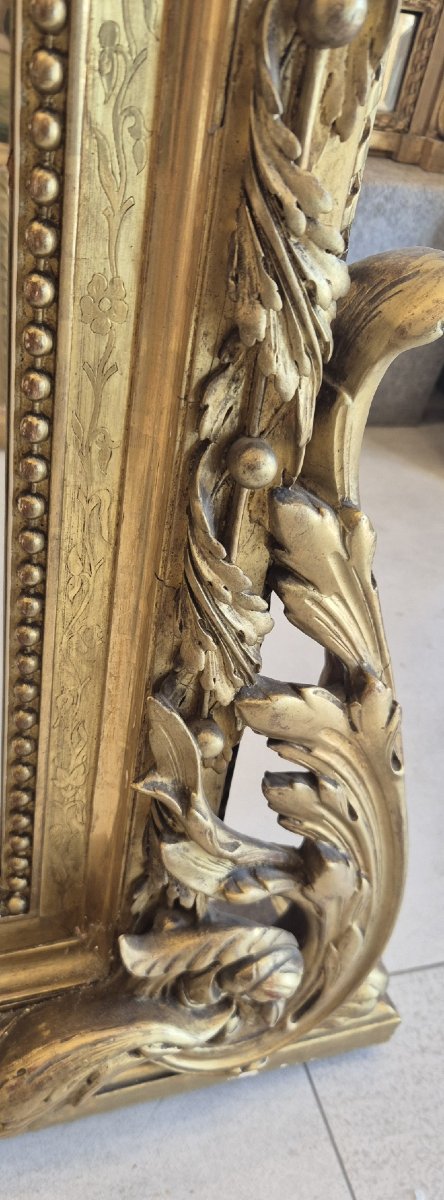 Very Large Napoleon III Mirror 172*195 Cm-photo-2