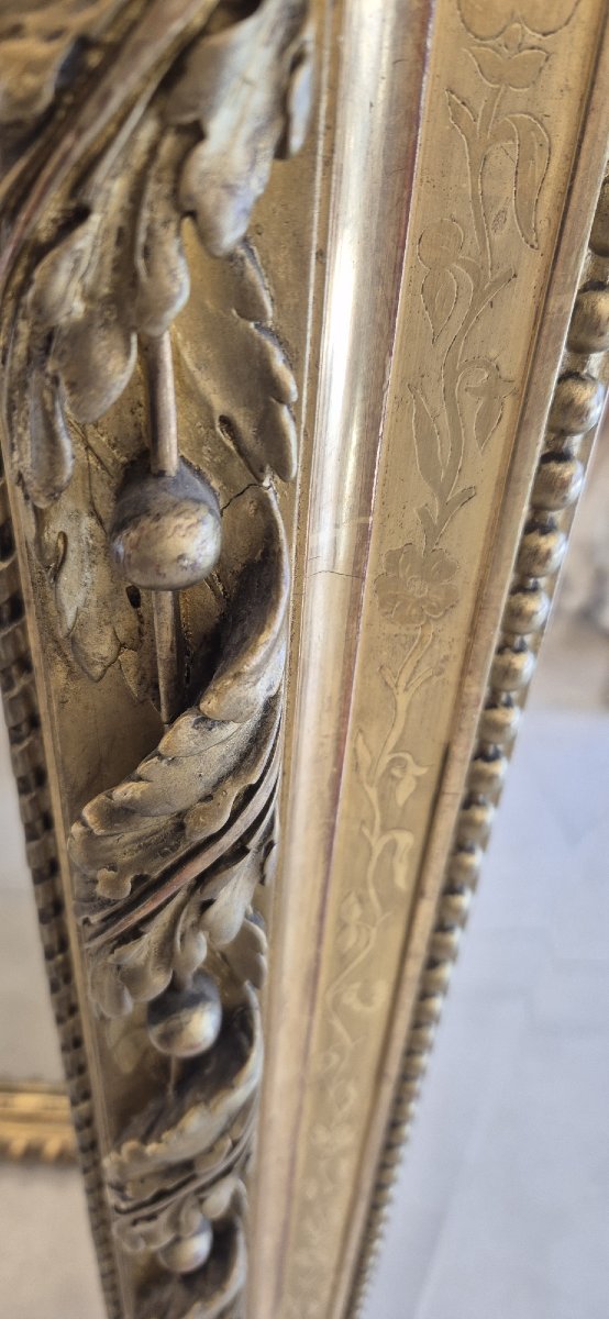 Very Large Napoleon III Mirror 172*195 Cm-photo-4