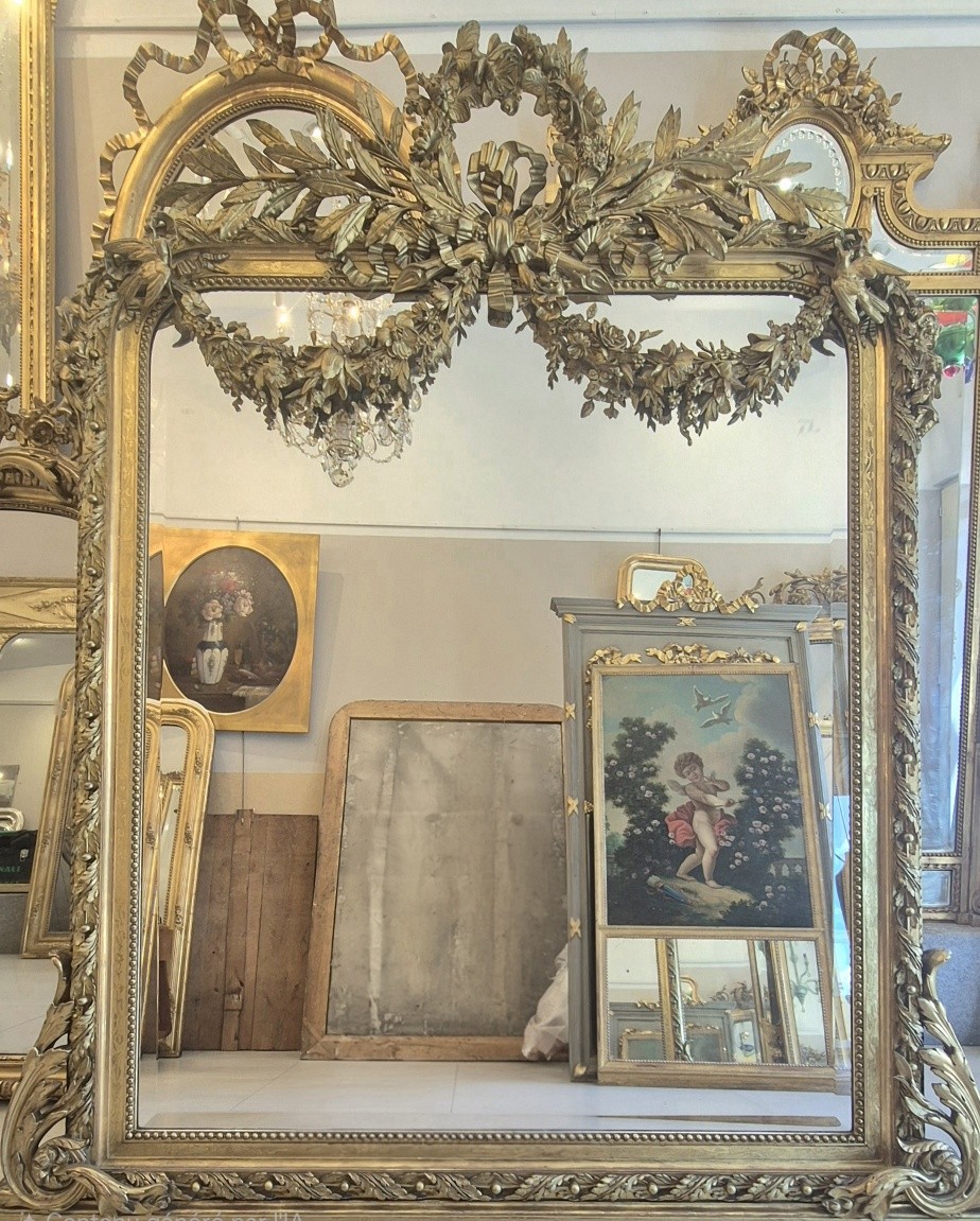 Very Large Napoleon III Mirror 172*195 Cm