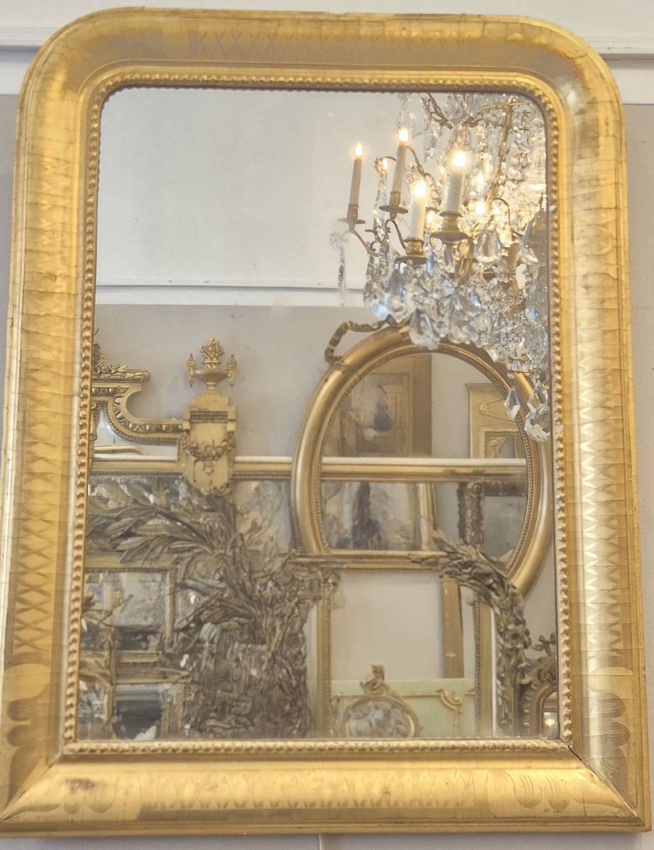 Louis Philippe Gilded Mirror 61*78 Cm