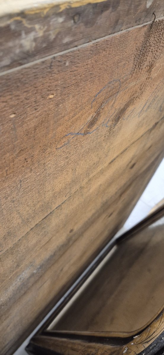 Miroir Restauration  époque au   mercure   95*120cm-photo-5