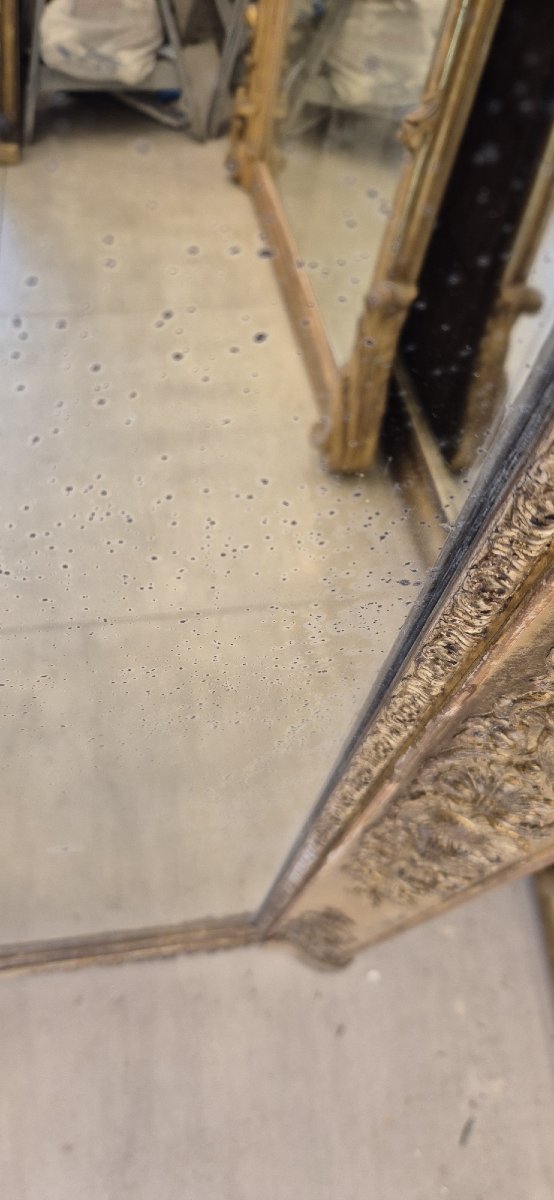 Miroir Restauration  époque au   mercure   95*120cm-photo-6
