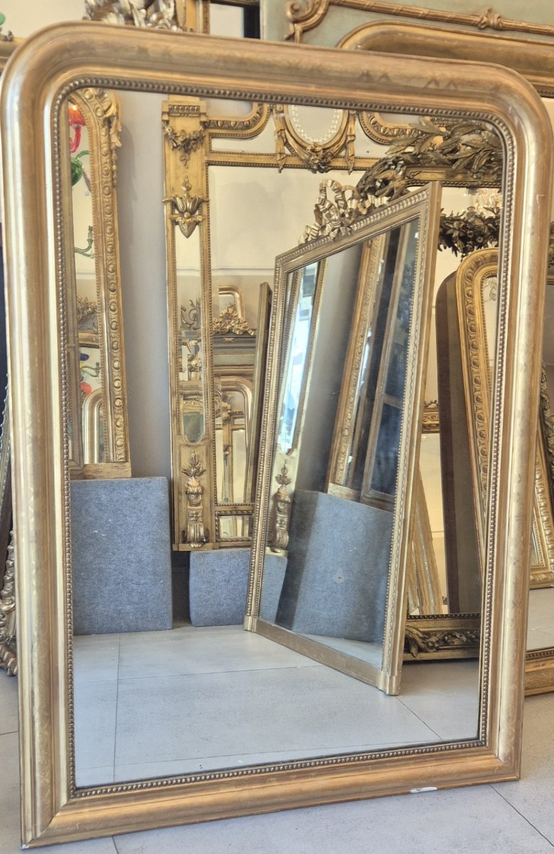 Miroir Louis Philippe  doré  99*138cm-photo-3