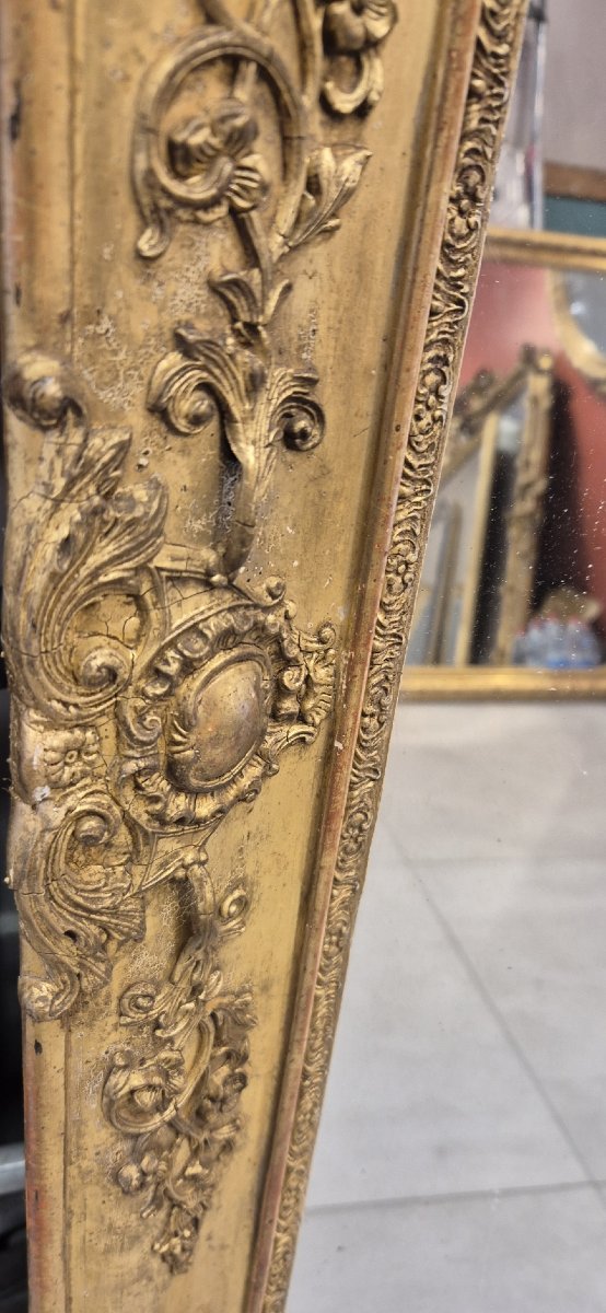 Miroir Restauration époque au mercure 86*155cm-photo-4