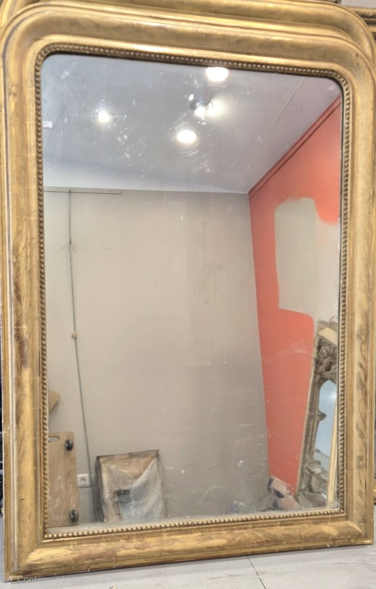 Louis Philippe Gold-leaf Mirror 102*142cm-photo-2