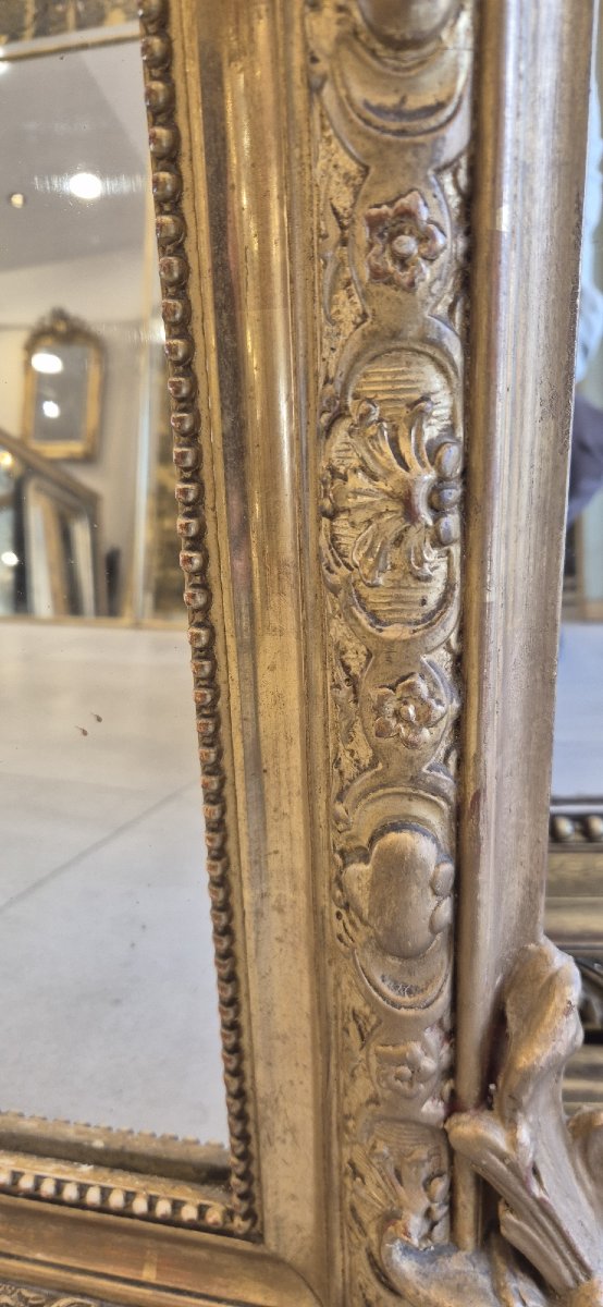Miroir Napoleon III  doré 105*156CM-photo-3