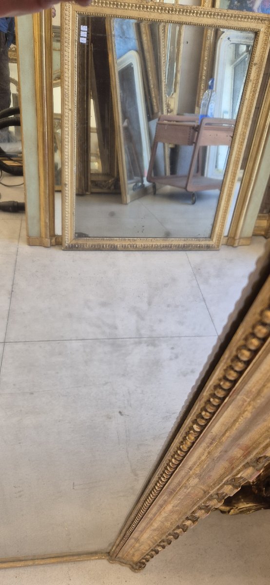 miroir doré coquille glace mercure 110*192 cm-photo-1