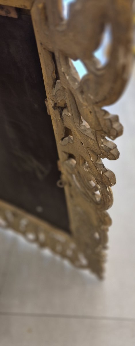Carved Gilded Mirror 98*120 Cm-photo-2